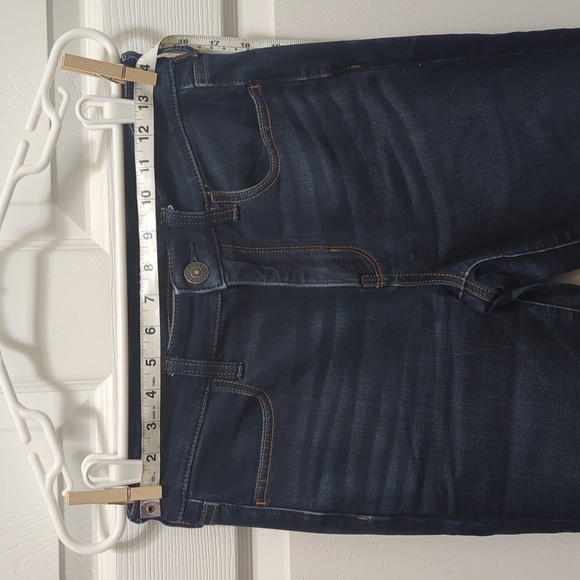 American Eagle Hi-Rise Jegging - Dark Blue 6 X-Short - Picture 3 of 15